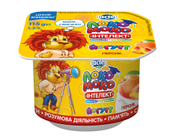 Yogurt Peach, with complex Intellect, Calcium and Vit. D3 1,5% Loko Moko