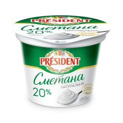 Sour Cream President 20%