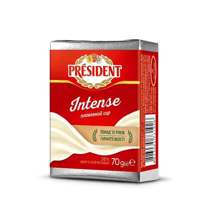 Processed cheese Intense 38% President