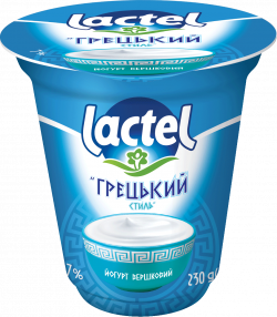 Йогурт вершковий «Грецький стиль» 7% Лактель
