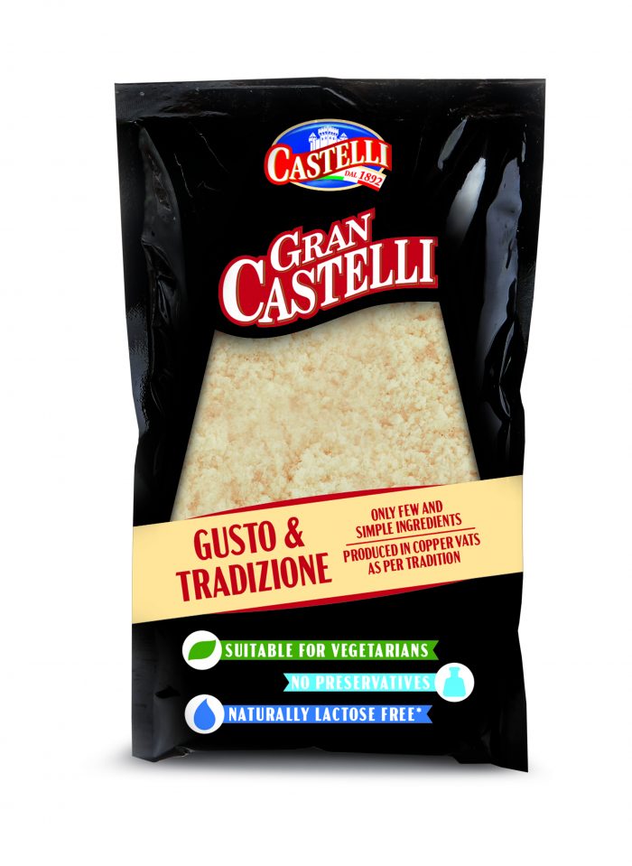 Hard cheese grated Gran Castelli 32% Castelli