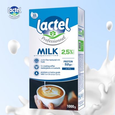 New from Lactel – Lactel Professionnel Milk for Coffee Creations