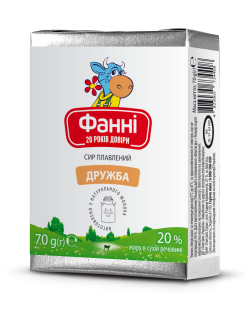 Сир плавлений Дружба 20% Фанні