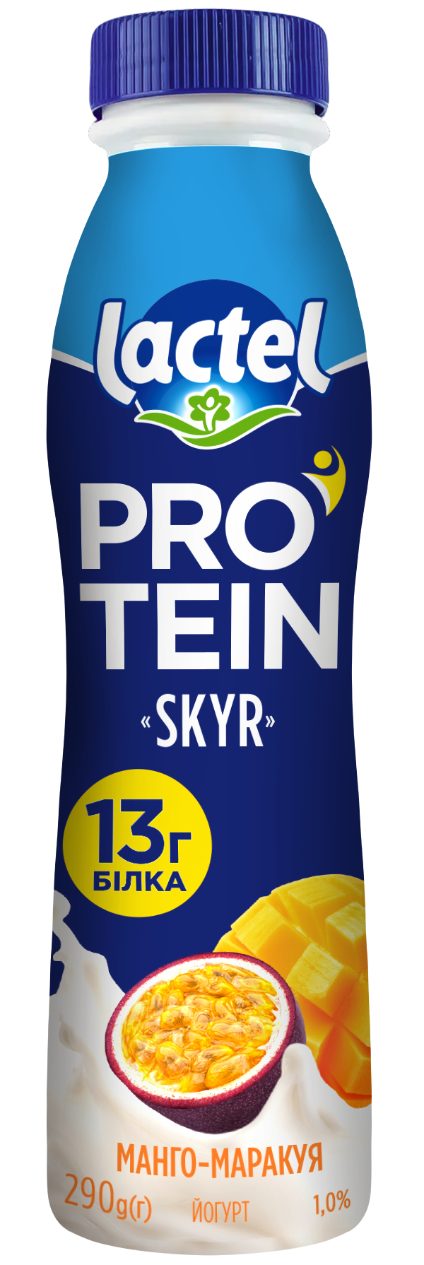 Lactel High-Protein Yogurt Skyr Mango-Passion fruit 1% Lactel