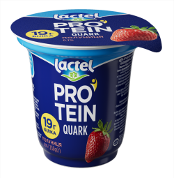 Lactel High-Protein Quark Strawberry 0,1% Lactel